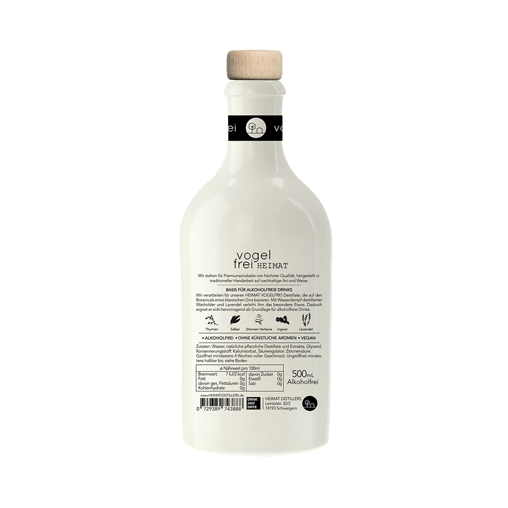 Heimat VOGELFREI - alkoholfrei - 0 % vol. - 0,5 Liter