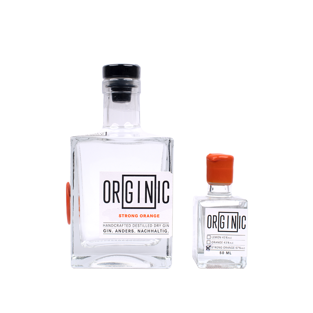 ORGINIC Dry Gin Freundschafts Bundle Strong Orange